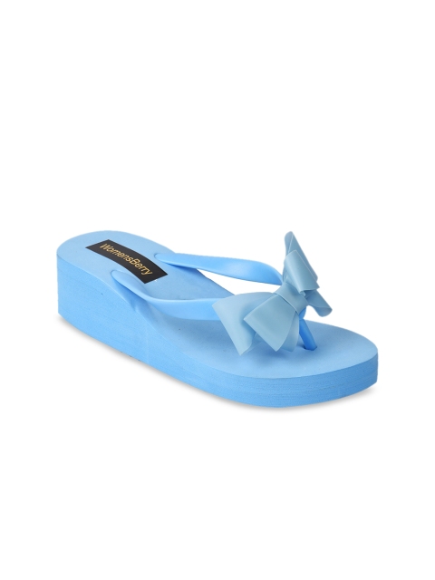 

WOMENS BERRY Women Blue Solid Sandals