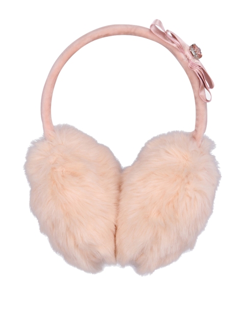 

CUTECUMBER Peach-Coloured Fur Hair Ear Muffs
