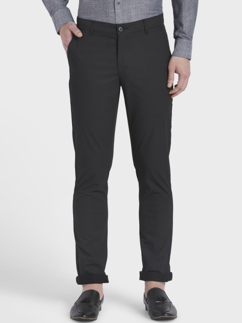 

ColorPlus Men Black Regular Fit Solid Chinos