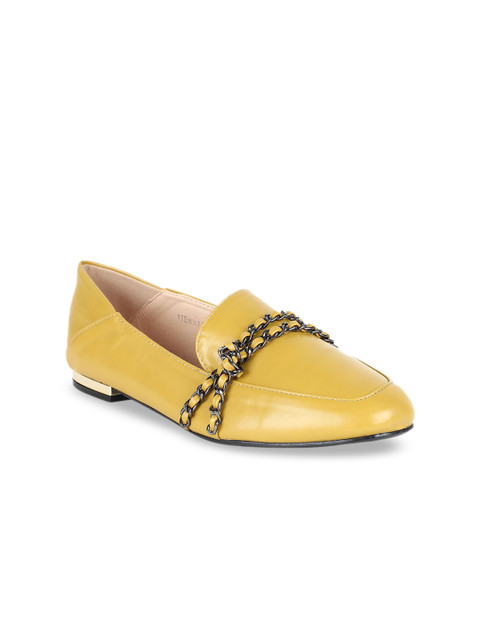 

ELLE Women Yellow Solid Ballerinas