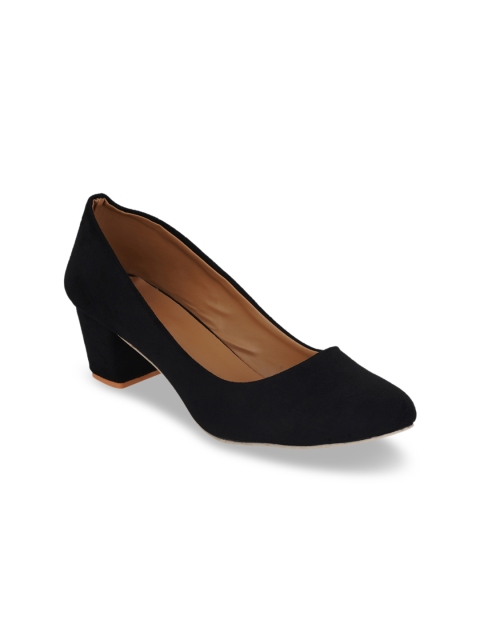 

WOMENS BERRY Women Black Solid Pumps