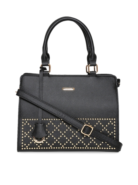 

Stride Black Embellished Handheld Bag