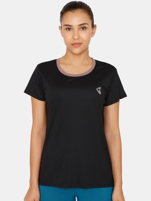 Zelocity Women Black Solid Top