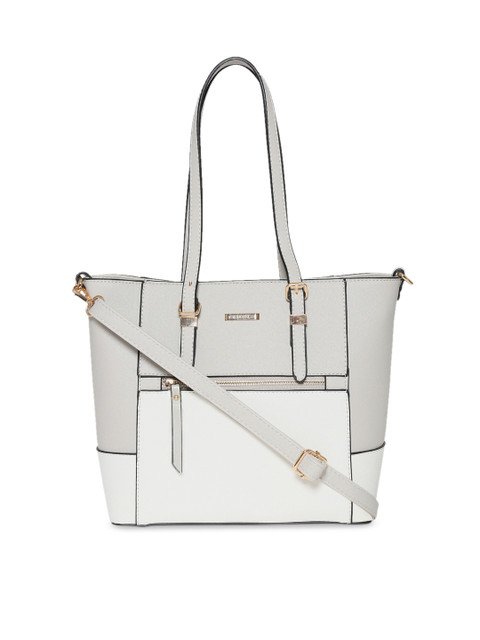 

Stride Grey & White Colourblocked Shoulder Bag