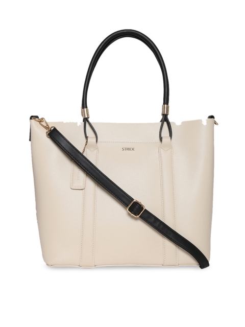 

Stride Beige Solid Shoulder Bag