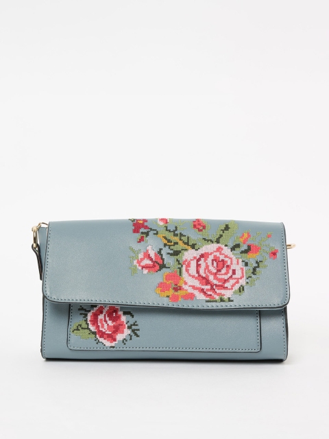 

Ginger by Lifestyle Blue & Pink Printed Sling Bag