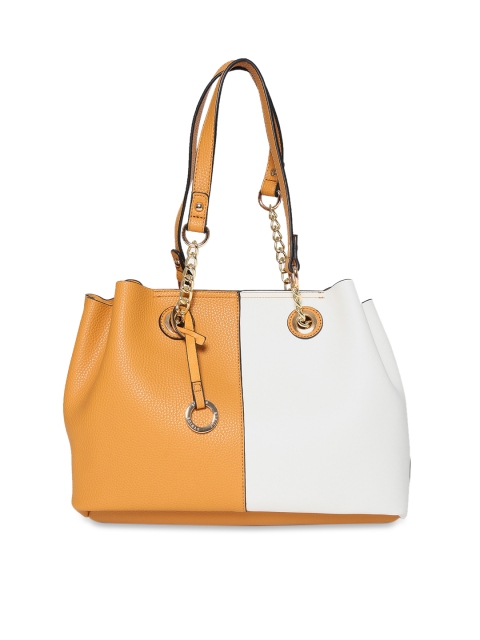 

Stride White & Tan Colourblocked Shoulder Bag