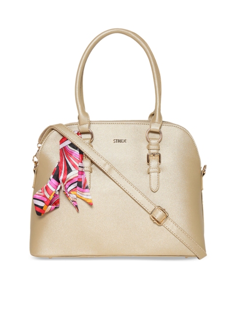 

Stride Gold-Toned Solid Shoulder Bag