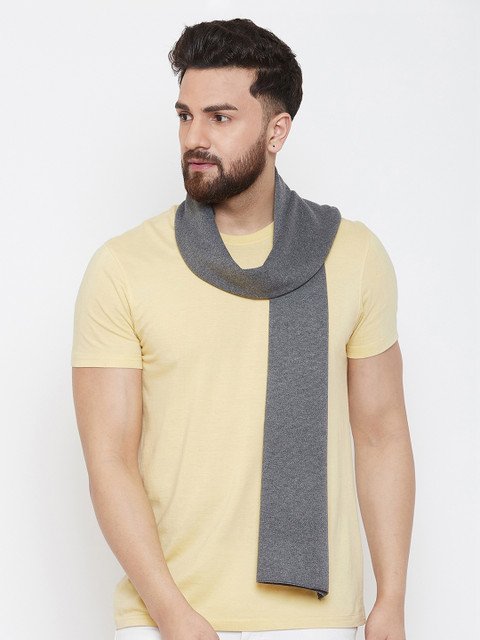 

Alvaro Castagnino Men Grey Knitted Muffler