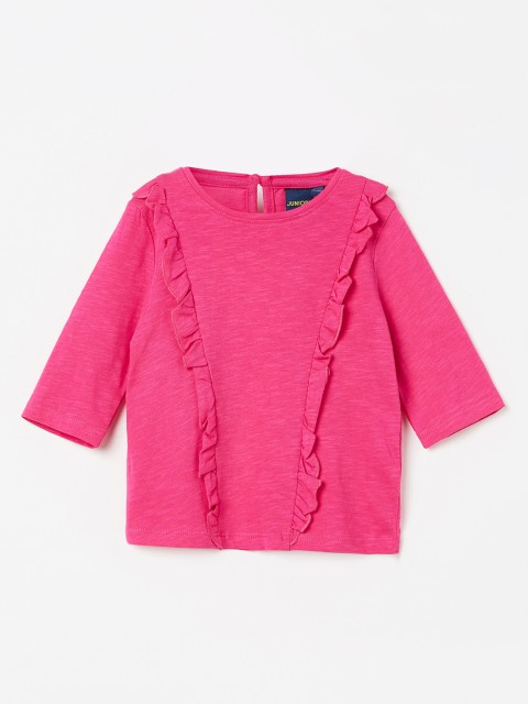 

Juniors by Lifestyle Girls Pink Solid Top