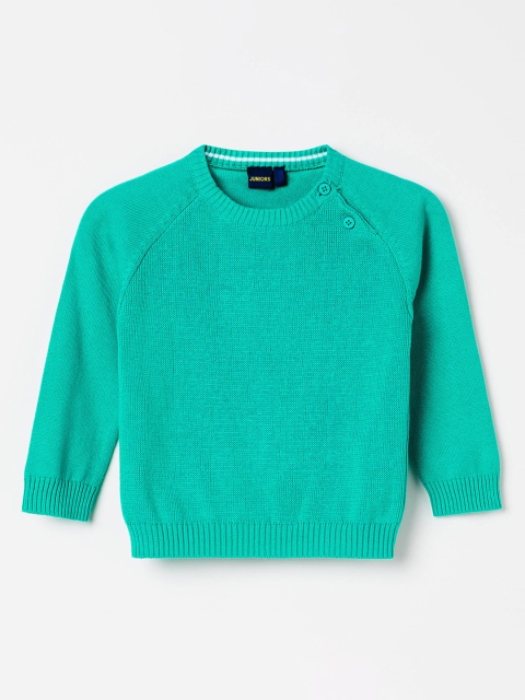

Juniors by Lifestyle Boys Green Solid Pullover