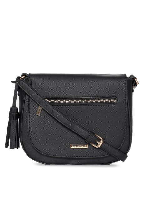 

Stride Black Textured Sling Bag