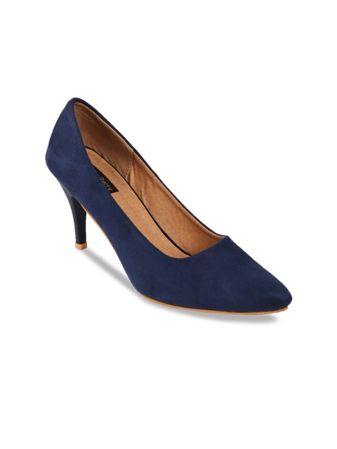 

WOMENS BERRY Women Blue Solid Slim Heels