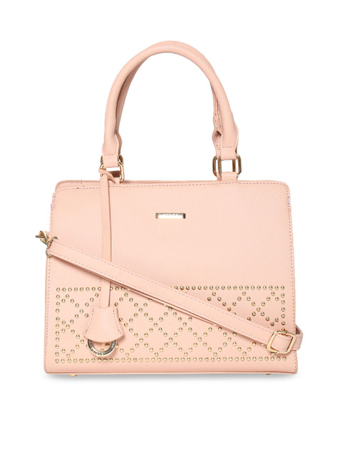 

Stride Pink Embellished Handheld Bag