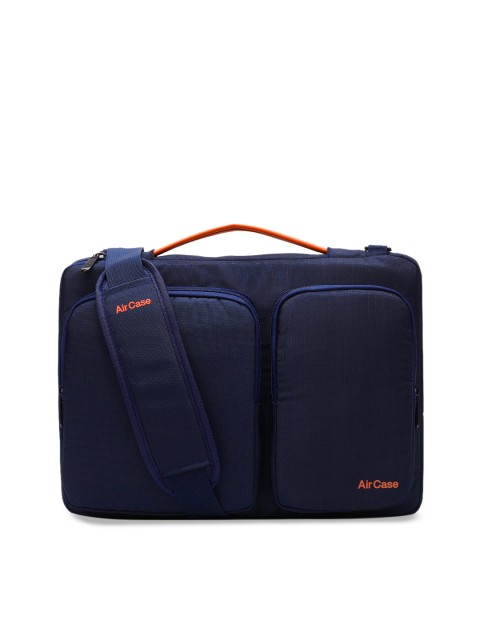 

AirCase Unisex Navy Blue Solid Laptop Sleeve