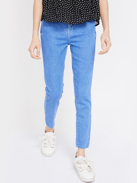 

Fame Forever by Lifestyle Women Blue Super Skinny Fit Mid-Rise Clean Look Jeans