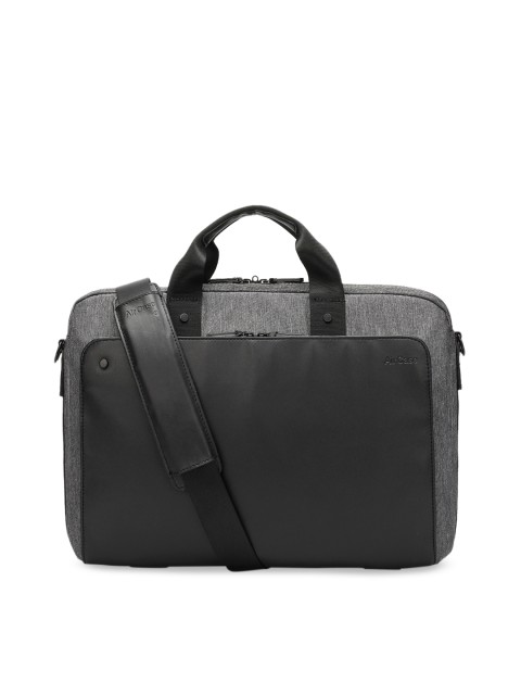 

AirCase Unisex Grey & Black Colourblocked Laptop Bag