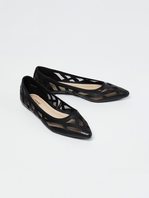 

CODE by Lifestyle Women Black Solid Ballerinas