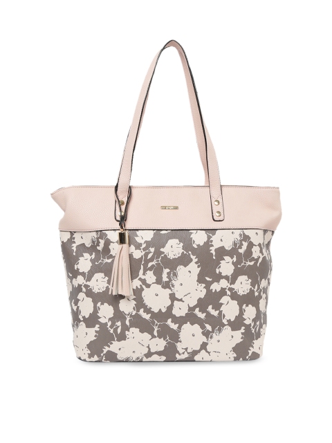 

Ginger by Lifestyle Pink & Grey Printed Shoulder Bag