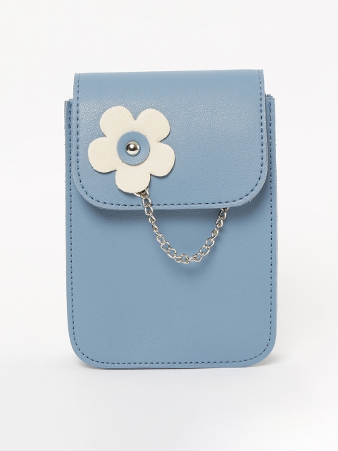 

Ginger by Lifestyle Blue Solid Sling Bag