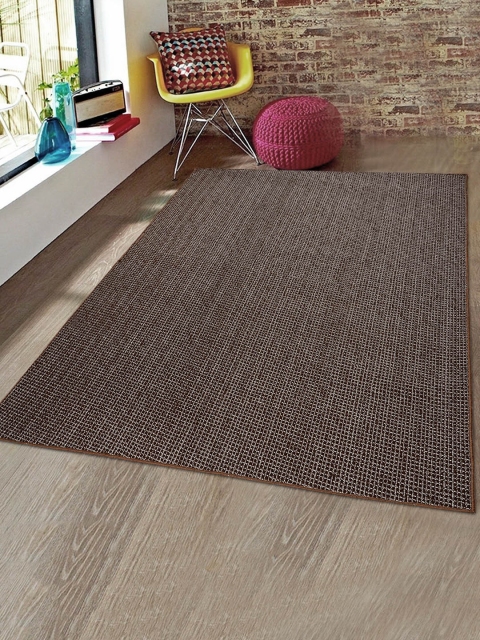 

Saral Home Brown & White Dot Design Anti-Skid Carpet