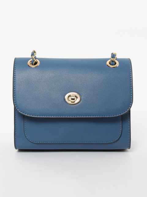 

CODE by Lifestyle Blue Solid Sling Bag