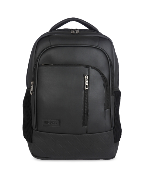 

FUR JADEN Unisex Black Solid Backpack