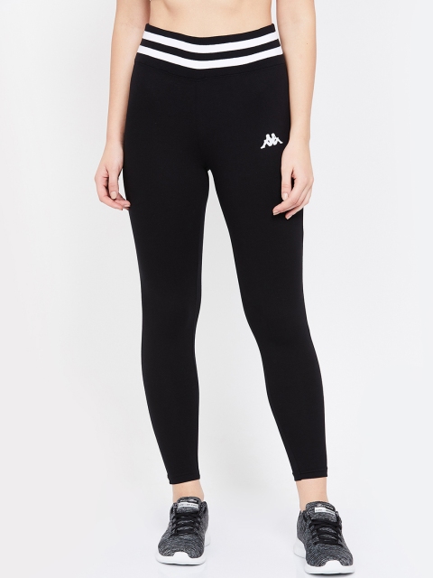 

Kappa Women Black Solid Tights