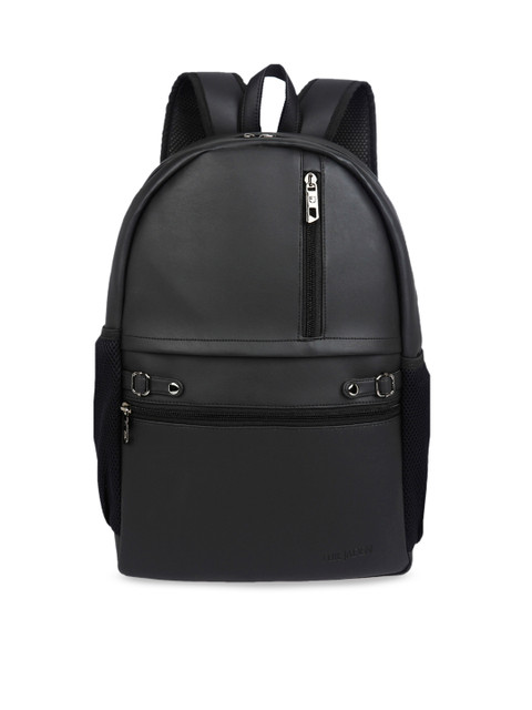 

FUR JADEN Unisex Black Solid Backpack