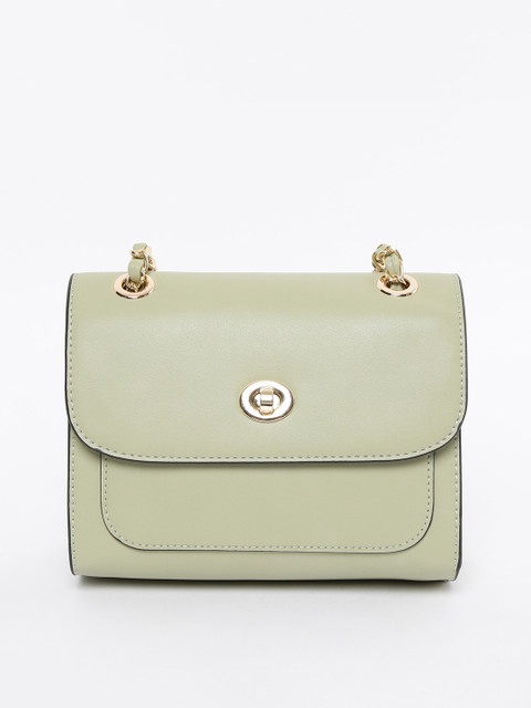

CODE by Lifestyle Green Solid Shoulder Bag