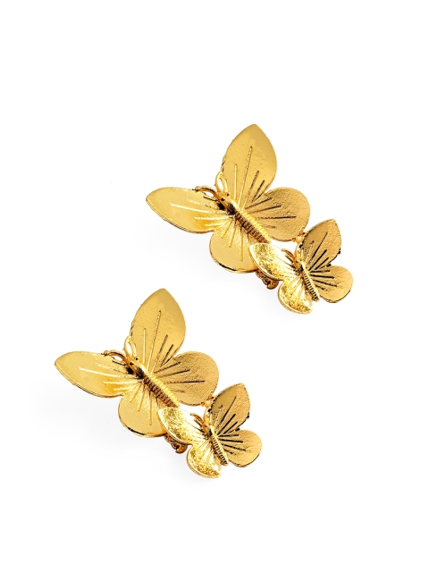 

Foxy Sperks Gold-Plated Quirky Drop Earrings