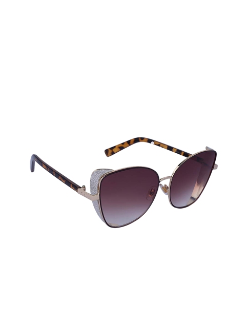 

MARC LOUIS Women Polarised & UV Protected Butterfly Sunglasses ML 1008, Brown