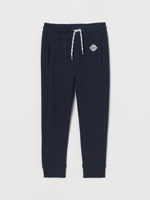 

H&M Boys Blue Pique Joggers