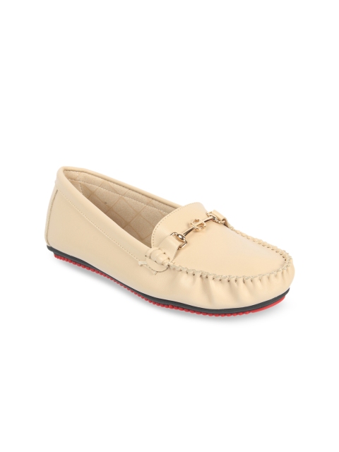

Flat n Heels Women Beige Loafers