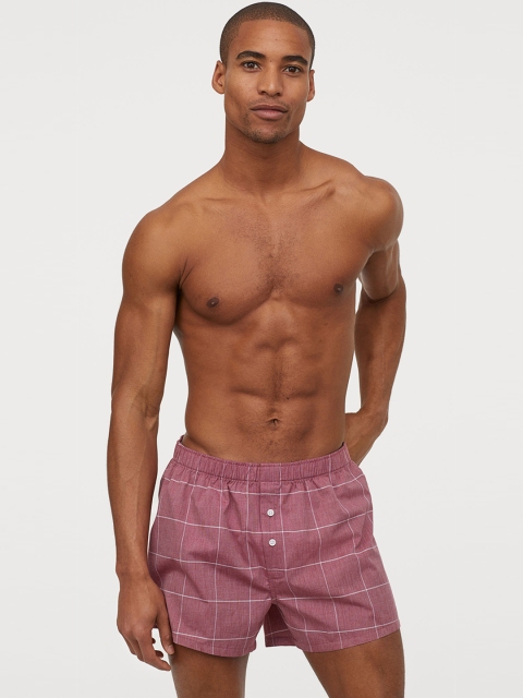 

H&M Men 5-Pack Woven Boxer Shorts 0697920021, Multi