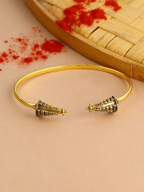 

Voylla Gold-Toned Cuff Bracelet