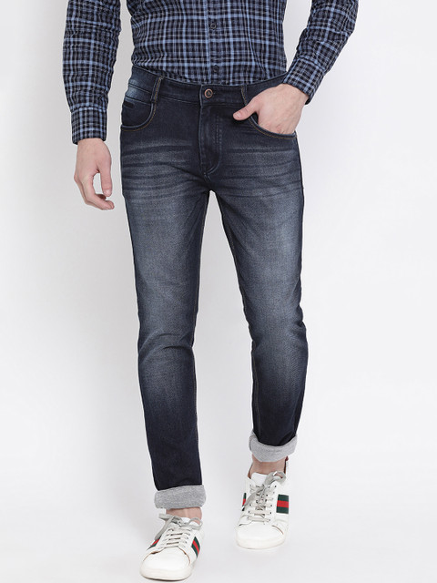 

Crimsoune Club Men Blue Slim Fit Mid-Rise Clean Look Jeans