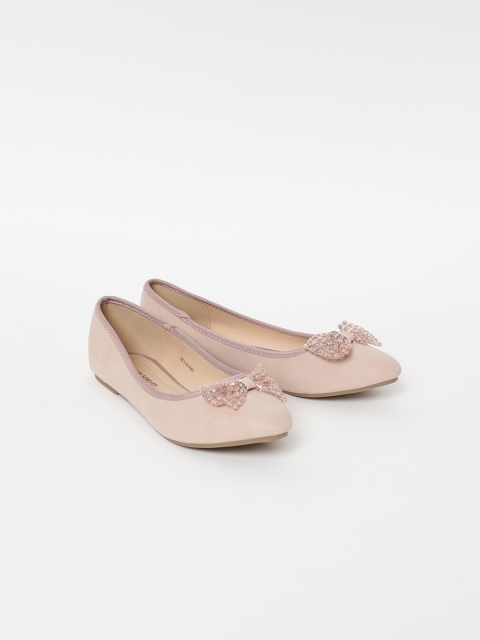 

Fame Forever by Lifestyle Girls Pink Solid Ballerinas