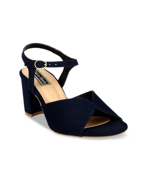 

Flat n Heels Women Blue Solid Sandals
