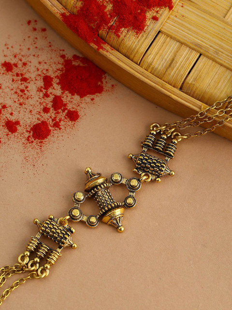 

Voylla Gold-Toned Link Bracelet