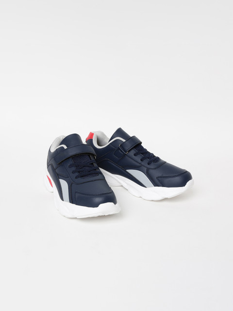 

Fame Forever by Lifestyle Boys Navy Blue Colourblocked Slip-On Sneakers