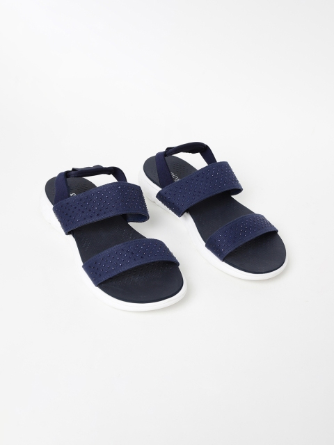 

Ginger by Lifestyle Women Navy Blue Solid Rubber Open Toe Flats