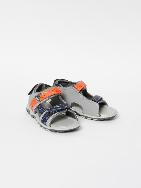 

Fame Forever by Lifestyle Boys Blue & Orange Colourblocked Comfort Sandals