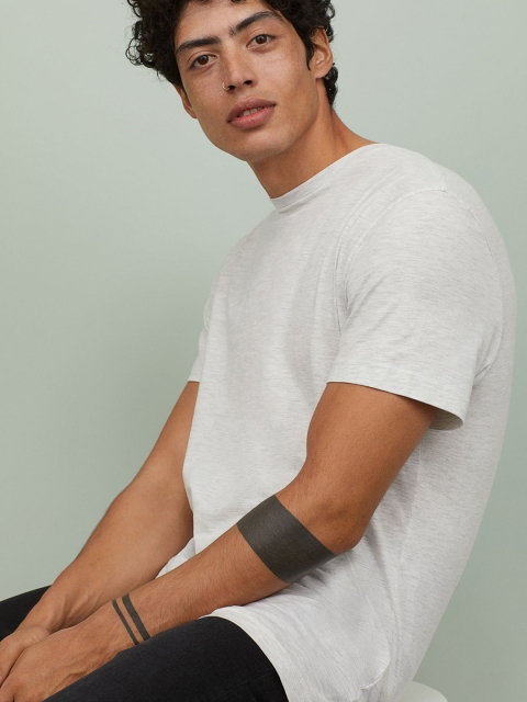 

H&M Men Grey 3-Pack T-Sustainable Shirts Regular Fit