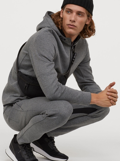 

H&M Men Grey Sports Trousers