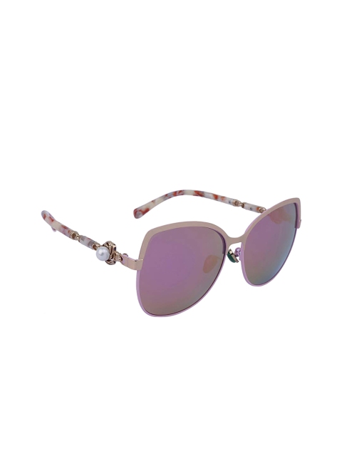 

MARC LOUIS Women Cateye Sunglasses ML71126XD106L571H, Purple