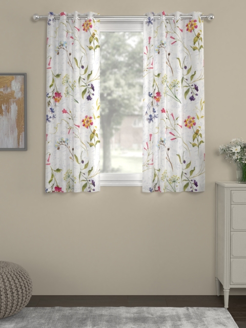 

ROSARA HOME White Single Sheer Window Curtain