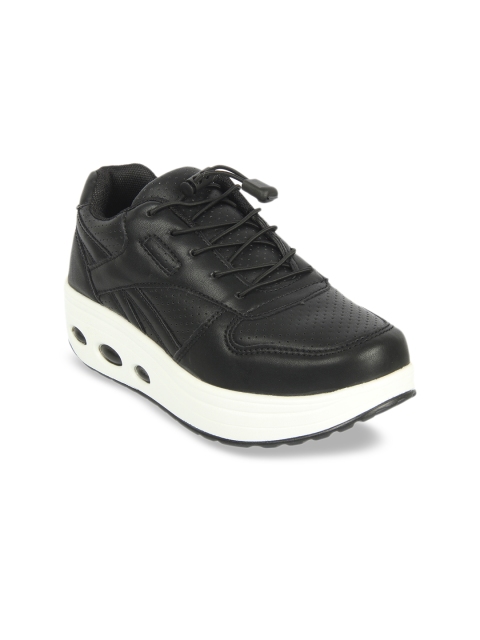 

Flat n Heels Women Black Sneakers