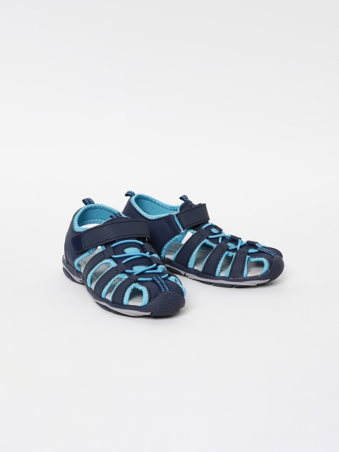 Fame Forever by Lifestyle Boys Navy Blue Shoe-Style Sandals