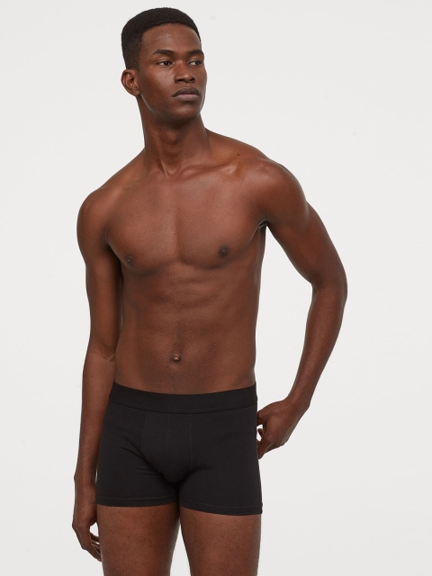 

H&M Men 3 Pack Short Trunks, Black